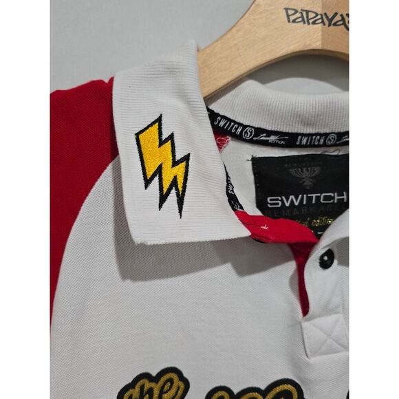 SWITCH Men’s Looney Tunes Bugs Bunny “Get The Juice” Polo Shirt – Size Small - Picture 3 of 8